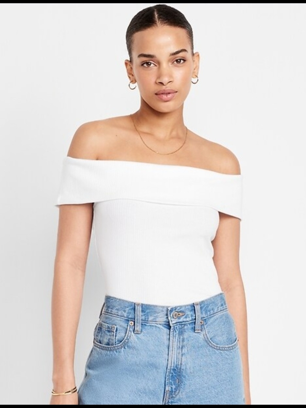 Old Navy Off-Shoulder Ribbed Top